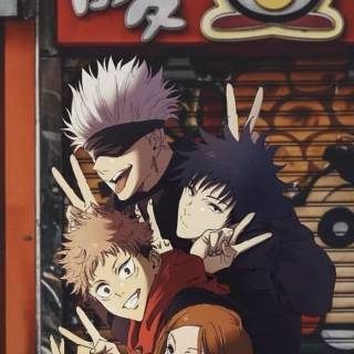 Jujutsu Kaisen group wallpaper