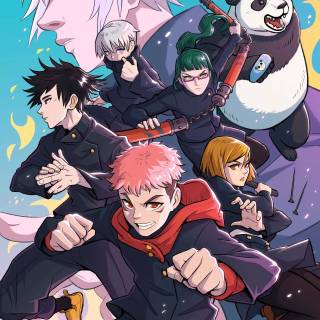 Jujutsu Kaisen group wallpaper