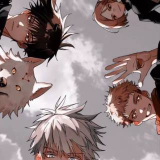 Jujutsu Kaisen group wallpaper