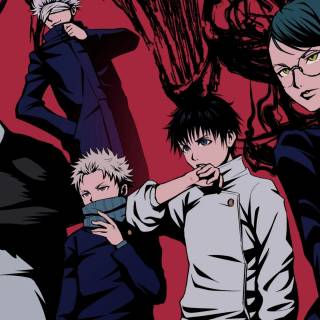 Jujutsu Kaisen group wallpaper
