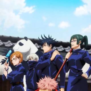 Jujutsu Kaisen group wallpaper