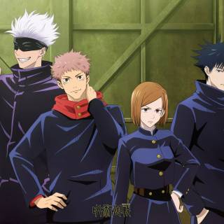 Jujutsu Kaisen group wallpaper