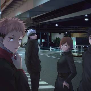 Jujutsu Kaisen group wallpaper