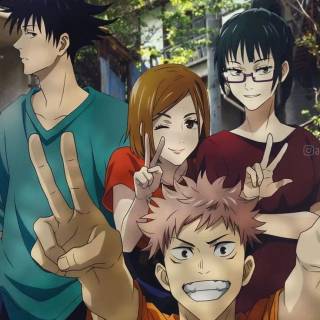 Jujutsu Kaisen group wallpaper