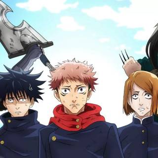 Jujutsu Kaisen group wallpaper