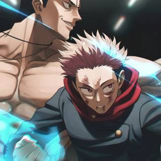 Itadori and Todo wallpaper