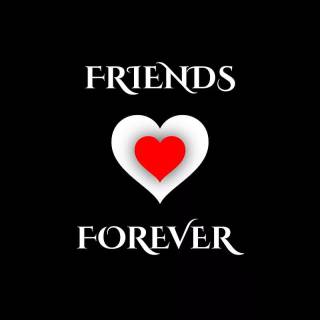 Friends black and white wallpaper