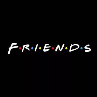 Friends black and white wallpaper