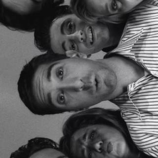 Friends black and white wallpaper