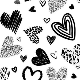 Love black and white wallpaper