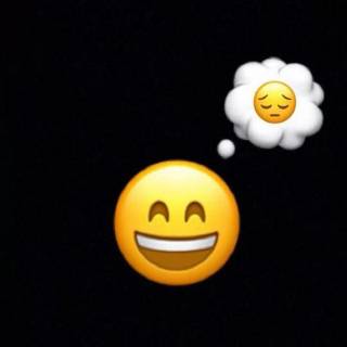 Sad face Emoji wallpaper