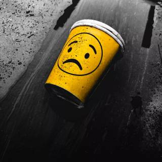 Sad face Emoji wallpaper
