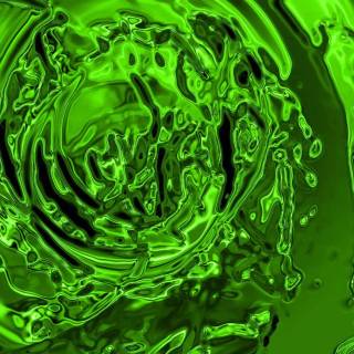 Green liquid wallpaper