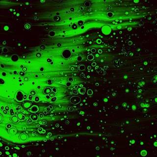 Green liquid wallpaper