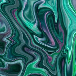 Green liquid wallpaper