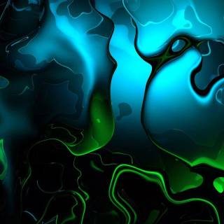 Green liquid wallpaper