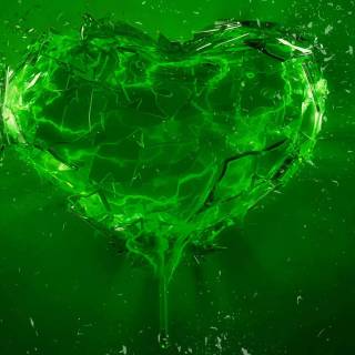 Green liquid wallpaper