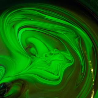 Green liquid wallpaper