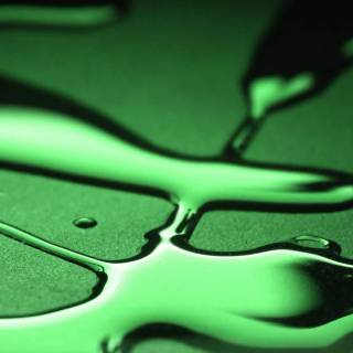 Green liquid wallpaper