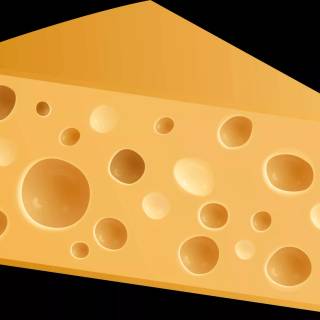 Swiss cheese wallpaper