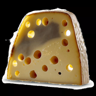 Swiss cheese wallpaper