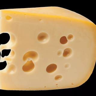 Swiss cheese wallpaper