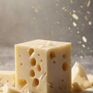 Swiss cheese wallpaper