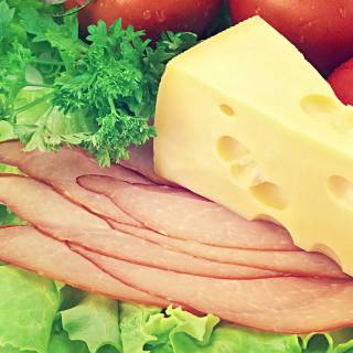 Swiss cheese wallpaper