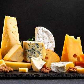 Swiss cheese wallpaper