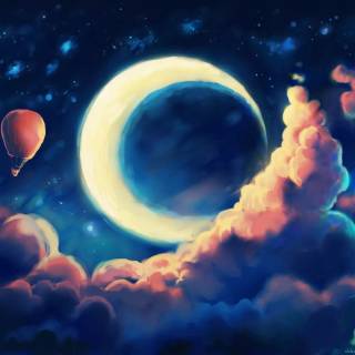 Night drawing wallpaper