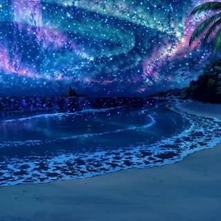 Night drawing wallpaper