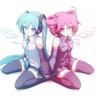 Miku and Teto wallpaper