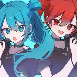 Miku and Teto wallpaper