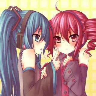 Miku and Teto wallpaper