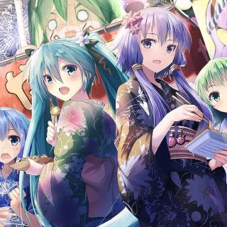 Miku and Teto wallpaper