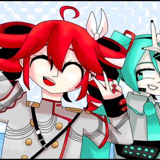 Miku and Teto wallpaper