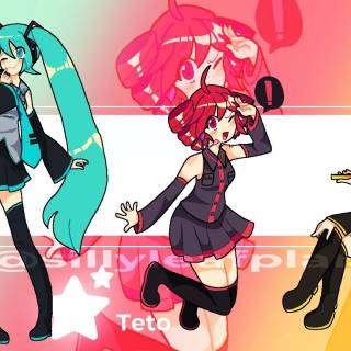 Miku and Teto wallpaper