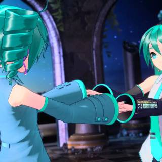 Miku and Teto wallpaper