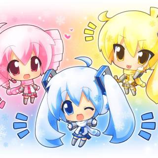 Miku and Teto wallpaper