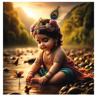 Baby Lord Krishna wallpaper