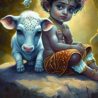 Baby Lord Krishna wallpaper