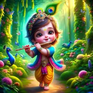 Baby Lord Krishna wallpaper