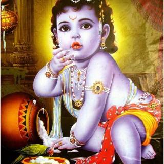 Baby Lord Krishna wallpaper