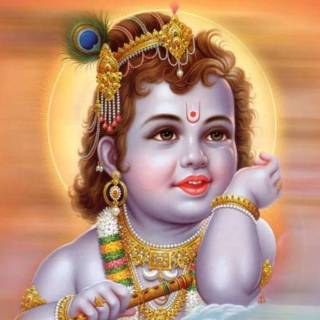 Baby Lord Krishna wallpaper