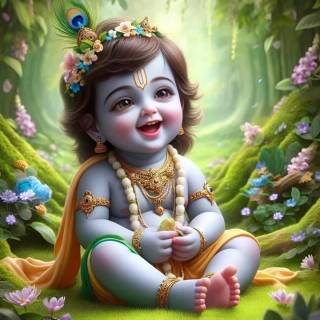 Baby Lord Krishna wallpaper
