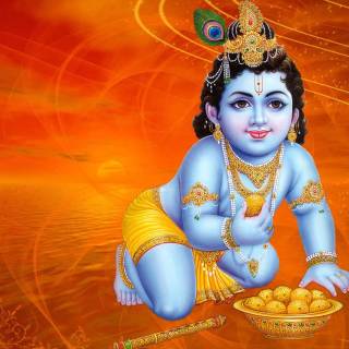 Baby Lord Krishna wallpaper