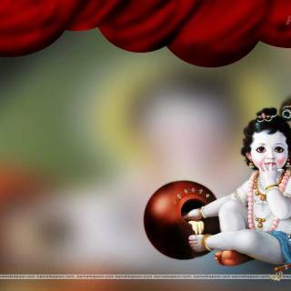 Baby Lord Krishna wallpaper