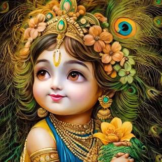 Baby Lord Krishna wallpaper