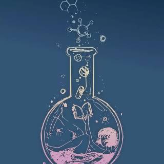 Anime science wallpaper