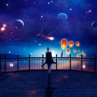 Anime science wallpaper